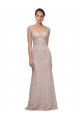 Sweetheart Neckline Cap Sleeves Lace Prom Dress with Twist