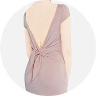 Tie Back Prom Dresses